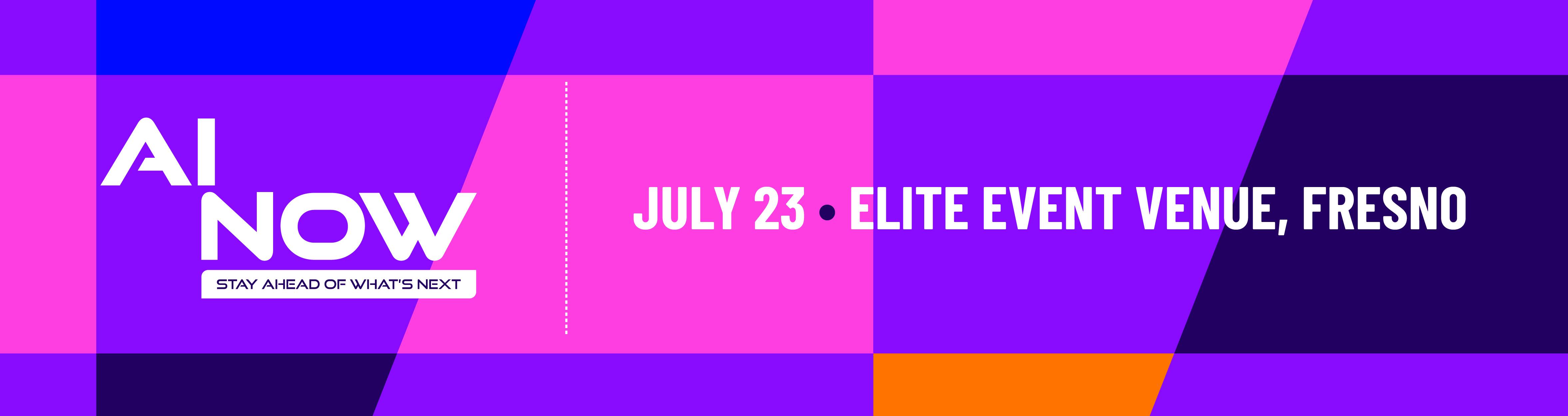 AI NOW event banner for Central
